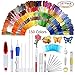 Produktbild Oshide 187 Pcs Stickerei Set, Stickerei Nähen Punch Nadeln Craft Tool Set Kombination Einschließlich 150 Farbe Threads für DIY Nähen Kreuzstich