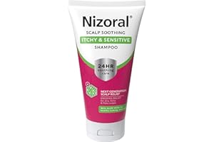 Nizoral Scalp Soothing Itchy & Sensitive Shampoo, 24 Hour Soothing Care, Ongoing Relief for Dry, Itchy and Flaky Scalps, For Healthy Looking, Shiny Hair, Contains Aloe Vera, 1 x 200ml