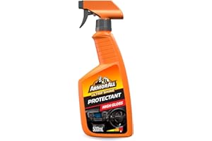 Armor All Ultra Shine High Gloss Protectant 500 ml, Cleans & Protects Plastic, Rubber & Vinyl Car Interiors, Guards Against UV, Ozone & Oxygen Damage, Prevents Cracking, Enhances Colour & Shine