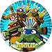 Produktbild Runder Teenage Mutant Ninja Turtles Motiv-3 Tortenaufleger aus Oblate: Bedrucktes Esspapier mit Comic-Helden als Tortendeko für den Kinder-Geburtstagskuchen.