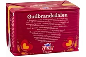 SCANDINAVIAN KITCHEN Tine Gudbrandsdalen Brunost Classic Norwegian Brown Cheese RED 1 x 500g