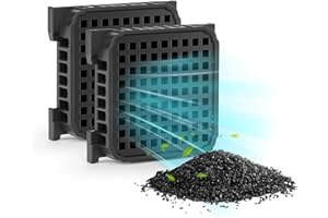 Nicemiya 2 Aktivkohlefilter für Liebherr-Kühlschrank 9096989, 9882460, 988246000, 9882429 das Liebherr Fresh Air Filter Ersatz für 7440021-00