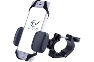 LL-Golf ® Universal Golf Trolley Handyhalter/Smartphone Halter/Cart Handy GPS Halterung/Smartphonehalter für alle gängigen Smartphones