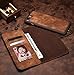 Price comparison product image iPhone 5S SE Wallet Case, Awesome Vintage Cowboy RetroStyle Separable Fashion Foldable Slim Cover, Money Name ID Credit Card Slots, TAITOU Light Thin Leather Phone Case For Apple iPhone5S SE DBrown