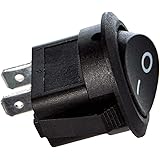 Hama Kfz Schalter (rund, 10 A/12 V, Wippschalter) schwarz