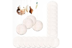 HEALIFTY 50 scacciapensieri decorativi per esterni, 5 cm, dischi in madreperla per fai da te, decorazioni da appendere per giardino, cortile, terrazza e decorazione per la casa