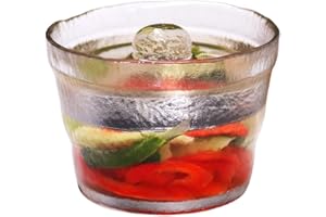 Onepine 650ml Jarre De Fermentation Kimchi Bocal en Verre avec Couvercle