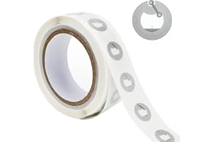 MENUY 120 Stück NFC Tag Sticker, 25mm NFC Chip, Programmierbar Identifizierung, 144 Byte NFC Tags für Alle NFC-fähigen Handys und Geräte