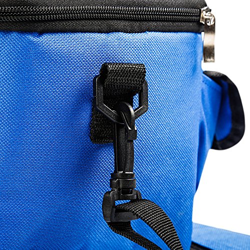 zooron Multifunktional Langlebige doppelte Dicke Ice Pack 600D Oxford Wasserdicht Isolierter 8L Großer wiederverwendbar Kühler Fresh Lunchpaket Frozen oder Warm Handtasche Tragetasche für Outdoor Arbeit, Reisen, Picknick, Camping, Wandern - 7