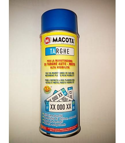 SMALTO BIANCO ALTA VISIBILITA TARGHE VERNICE BIANCA EFFETTO - Foto 8