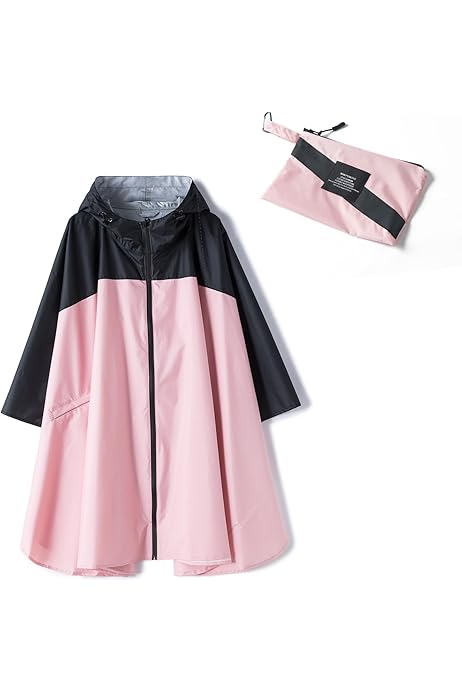 Poncho Antipioggia Riutilizzabile Unisex | Impermeabile EVA | Trekking, Escursioni