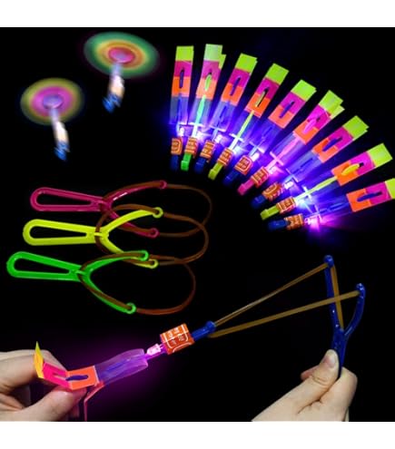 20 Stück Leucht-Hubschrauber - Coole LED-Spielzeuge Für Kindergeburtstage & Partys