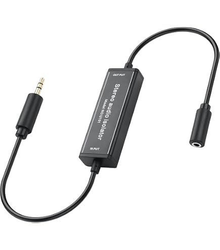 Filtro Antirumore AUX Da 3,5 Mm A366, Isolatore Di Loop Di Massa Per Autoradio E Impianti Hi-Fi, Elimina Ronzii E Fischi - 4