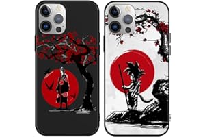 Eouine 2 Piezas Funda para Xiaomi Redmi Note 11 Pro(4G/5G) 2022 6.67'' Cute Dibujos Protector Anime Cover y Manga Akatsuki Kakashi Protectora Carcasa Antichoque TPU Silicona para Redmi Note 11 Pro