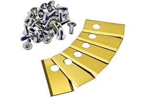 Sitbfoam 36x Stück Ersatzklingen Kompatibel für ALLE Navimow Serie i105E, i110E, H1500E, H3000E-VF, X315E, X390E Mähroboter Klingen, Schrauben mit Gewindesicherung