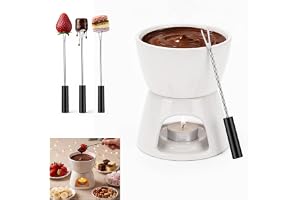 Aosiingarx chokladfondue-set keramik mini chokladfondue | Chocolate Fondue Mug Hot Pot for Cheese Chocolate Butter Caramel Melting Pot with Tea Light Holder
