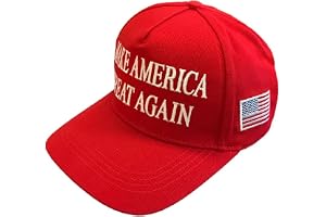 MAGA Keps Svart, USA Flagga Baseballkeps, Justerbar Bomull, Vuxen