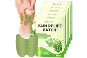 PLLYPE Knee Pain Relief Patches, 60Pcs Pain Relief Patches, Knee Patches Pain Relief Plaster, Arthritis Pain Relief Patch for Arthritis, Relieves Muscle Soreness in Knee, Neck, Shoulder