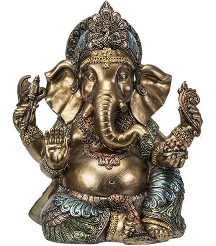 Figurine Ganesh, Statue Décorative En Résine Pour La Maison