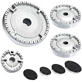 SPARES2GO Non Universal Oven Cooker Hob Gas Burner Crown & Flame Cap