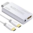 AUTOUTLET Wii vers Hdmi Adaptateur de Conversion Wii vers HDMI avec Câble HDMI de 1.5 M La Sortie Audio-vidéo 3,5 mm Wii2HDMI