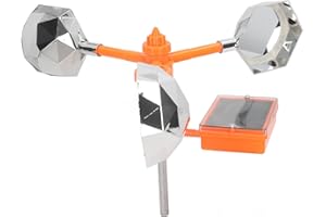 BANAPOY Solarny odstraszacz zwierząt, zewnętrzny odstraszacz ptaków z migającym światłem słonecznym, urządzenia odstraszające ptaki i wiewiórki na podwórko