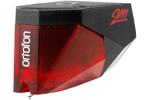 Ortofon 2M Red - cartucho de imán móvil con aguja elíptica - todoterreno | sonido abierto y dinámico | rojo/negro