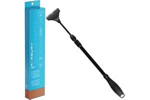 ‎MEASURY Measury Scheibenreiniger Aquarium - 38.5-60cm verstellbarer Algenschaber mit Klinge - Klingenreiniger inkl. 3 Ersatzklingen