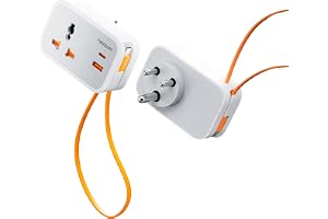 TESSAN Universal Travel Adapter Worldwide, International Travel Adapter for 150+ Countries, 20W GaN Fast Charging USB-C PD & 