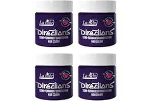 La Riche Directions Semipermanente Haarfarbe 100 ml Dose 4 Packung (Deep Purple)