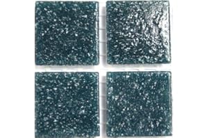 HOBBY ISLAND MOSAICS 225 Matte Dark Navy Blue Vitreous Glass Mosaic 20mm Tiles A77