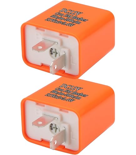 Relais Clignotant LED Pour Moto 12V - 2 Broches - Réglable En Vitesse - Étanche - Compatible La Plupart Des Motos - 11