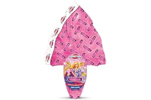LIQUOLIVERY Dolci Preziosi Uovo di Pasqua Cioccolato Finissimo al Latte Senza Glutine Principesse con Sorpresa 150g
