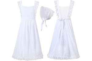 Generisk tjej 2-delad hängselklänning med huvudduk, vintage förklädesklänning i linneutseende med volangfåll, för Oktoberfest