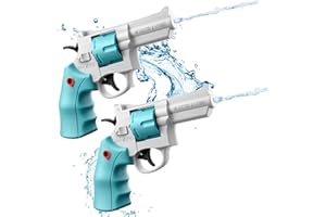 PICKONA 2 PCS Water Pistol Toys for Kids, Powerful Water Blaster With 10 Meter Range for Adults, Fighting Toys for Outdoors Summer Parties Swimming Beach Pool Garden (2 Pack)
