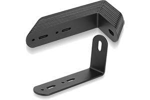 ANBEEISS 10 Pz Staffe Angolari Regolabile, Staffe a L, Staffa Angolare per Legno Mobili in Legno, Squadretta di Giunzione in Metallo 90 Gradi, Connettori Supporto di Fissaggio per Sedie Librerie, 110x52x25mm