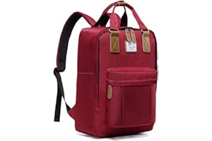 VASCHY Mochilas Escolares, Mochila Hombre Mochila Mujer Impermeable Mochila Portatil 15.6 Pulgadas Mochila Viaje con Bolsillo Antirrobo para Instituto Universidad Viaje Trabajo