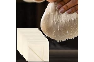 REFORUNG Refrung 10 Stück Seihtuch Passiertuch 50 x 50cm Käsetuch Filtertücher Waschbarem Filtertuch Siebtuch Wiederverwendbarem Cheesecloth Filter Cloth Tuch für Beeren Nussmilch Suppe Käse Joghurt Saft