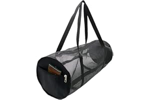 XINCHIA Extra große Netz-Sporttasche für Tauchen, Schwimmen, Schlauch, Fußball, Basketball, Volleyball, Strand, Aufbewahrung, Tragetasche, robuste Netzballtasche, Training, Netztasche