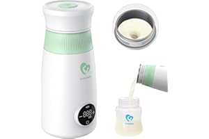 Bellababy Flaschenzubereiter für Babys, Flaschenwärmers,Bottle Warmer Tragbar,Schneller Flaschenwärmer mit USB Kabel,Milchwärmer Baby Portable,Flaschenwärmer für Daheim/Reise