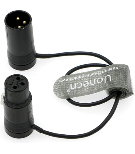 Alvin's Cables Connettore XLR Maschio A 3 Pin Low-profile – Alluminio Con Contatti Placcati Oro