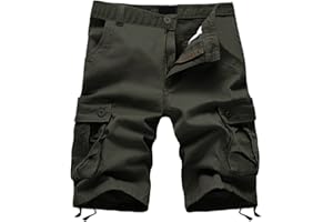 NUSGEAR 2023 Pantalones Corto Hombre Verano Moda Trabajo Pantalones Color sólido Pants Deporte Jogging Fitness Chandal Hombre Casual Pantalones Trekking Playa Al Aire Libre Multibolsillos Shorts