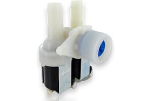 DL-PRO DL- pro Magnetventil für Whirlpool Bauknecht 481227128558 Ventil Wasserventil Einlaufventil 2-fach 90° 14,0mm für Waschmaschine