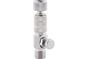 BABYLEISURE Metall-Luftschlauchverbinder Einstellbar AnschlussadapterProfessionelles Airbrush-Zubehör WerkzeugeHohe Qualität Luftschlauch Adapter Airbrush Quick Release Trennkupplung für Airbrush Kompressoren
