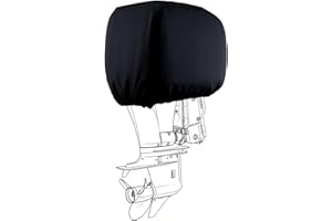 SEASIERRA Boat Marine Outboard Engine Cover for Mercury Yamaha Honda 100 115 150 HP Heavy Duty Hood Motor Cowling Lightweight Protector