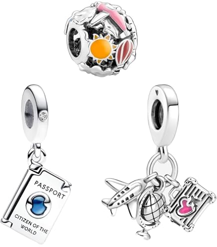 VENACOLY Ciondolo Giraffa In Argento Sterling 925 Con Zirconi E Smalto, Per Bracciale O Collana, Regalo Donna