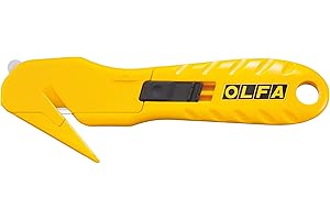 OLFA SK-10/24 - Cutter de seguridad con cuchilla oculta rectangular de 17,8 mm en bolsa de plástico
