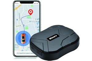 ZEERKEER TK905 GPS Tracker, 5000 mAh GPS Tracker, Waterproof Real Time Car GPS Tracker, Strong Magnetic Tracking Device for Motorcycle, Truck, Theft Warning System