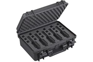 MAX® Hartschalen-Koffer Modell 430 (19 Liter) für 5 Pistolen und 18 Magazine/schwarz, Wasser- und staubdicht
