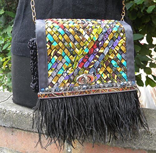 Handwoven African Fabric Evening Clutch bag